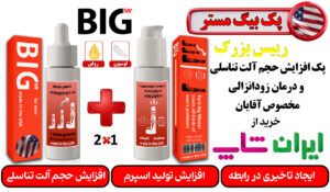 پک جنسی بیگ مستر BIG Mr ( رییس بزگ ) درمان زودانزالی، افزایش حجم آلت تناسلی و افزایش اسپرم ،مخصوص آقایان