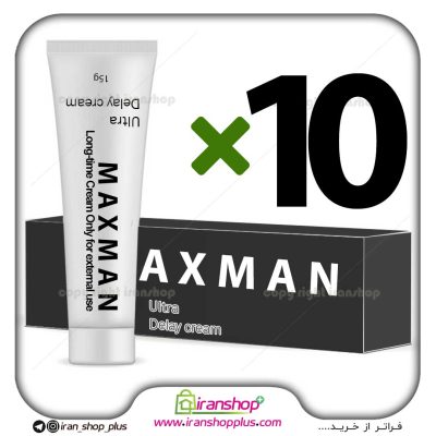 پک ده عددی کرم تاخیری و حجم دهنده مکس من ا Maxman