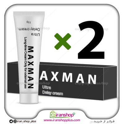 پک دو عددی کرم تاخیری و حجم دهنده مکس من ا maxman