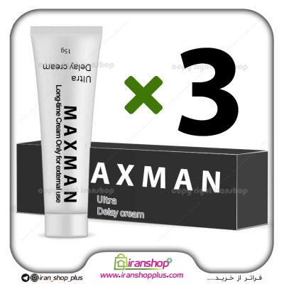 پک سه عددی کرم تاخیری و حجم دهنده مکس من ا Maxman