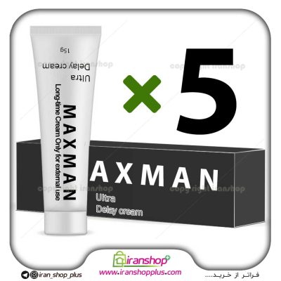 پک پنج عددی کرم تاخیری و حجم دهنده مکس من ا Maxman