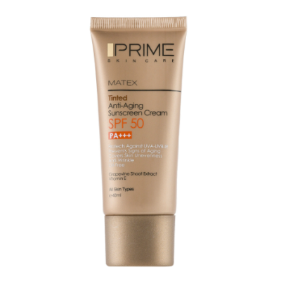 ضد آفتاب رنگی جوان کننده پرایم با Spf50 حجم 40 میلی لیتر